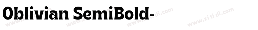 Oblivian SemiBold字体转换 Oblivian SemiBold字体转换